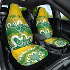 Custom Australia Socceroos Football Car Seat Cover Come On Aussie