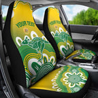 Custom Australia Socceroos Football Car Seat Cover Come On Aussie