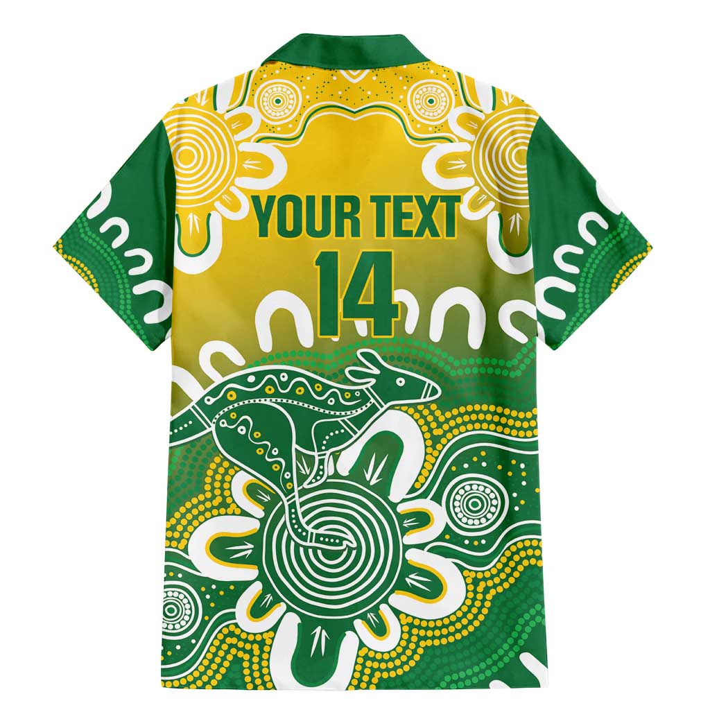 Custom Australia Socceroos Football Family Matching Mermaid Dress and Hawaiian Shirt Come On Aussie
