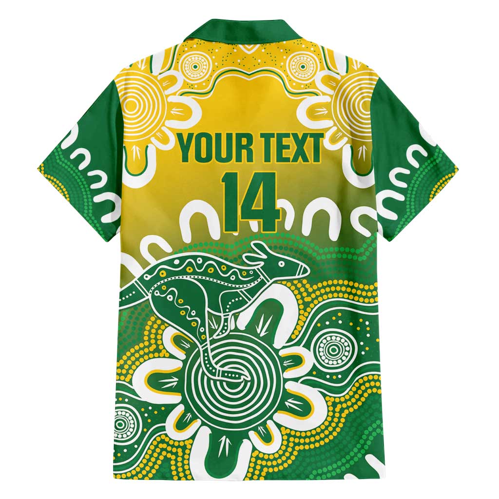 Custom Australia Socceroos Football Family Matching Off Shoulder Maxi Dress and Hawaiian Shirt Come On Aussie