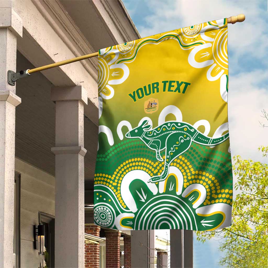 Custom Australia Socceroos Football Garden Flag Come On Aussie