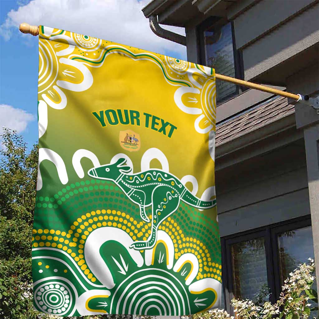Custom Australia Socceroos Football Garden Flag Come On Aussie