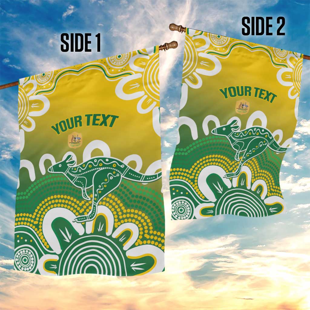 Custom Australia Socceroos Football Garden Flag Come On Aussie