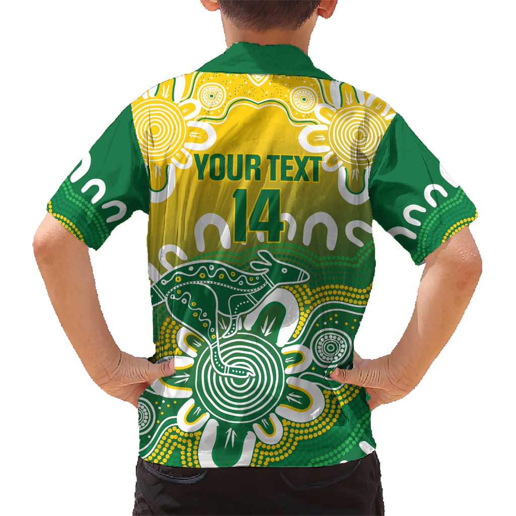 Custom Australia Socceroos Football Hawaiian Shirt Come On Aussie