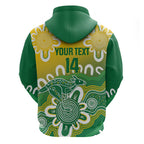 Custom Australia Socceroos Football Hoodie Come On Aussie