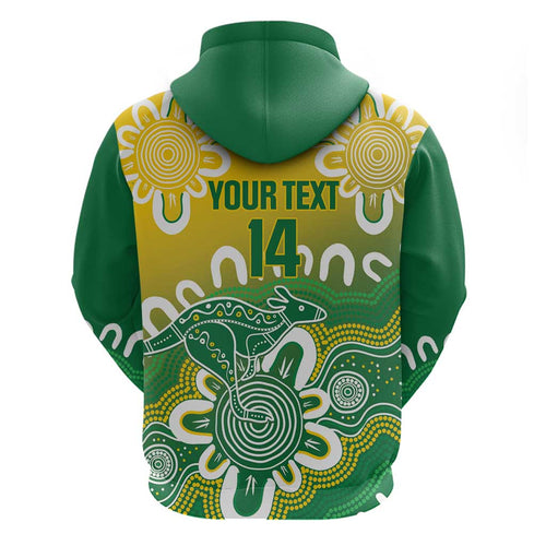 Custom Australia Socceroos Football Hoodie Come On Aussie