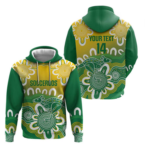 Custom Australia Socceroos Football Hoodie Come On Aussie