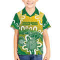 Custom Australia Socceroos Football Kid Hawaiian Shirt Come On Aussie