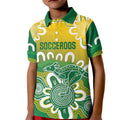 Custom Australia Socceroos Football Kid Polo Shirt Come On Aussie
