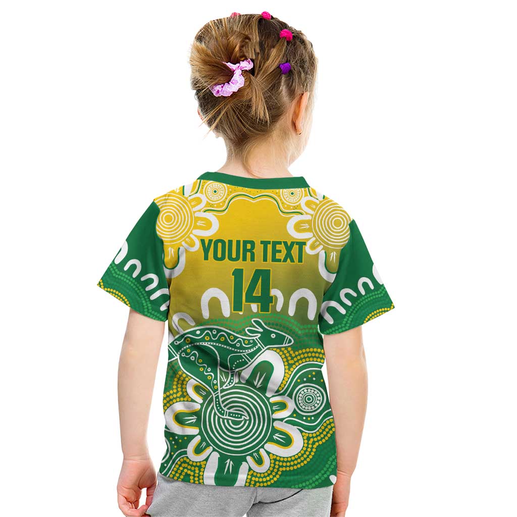 Custom Australia Socceroos Football Kid T Shirt Come On Aussie
