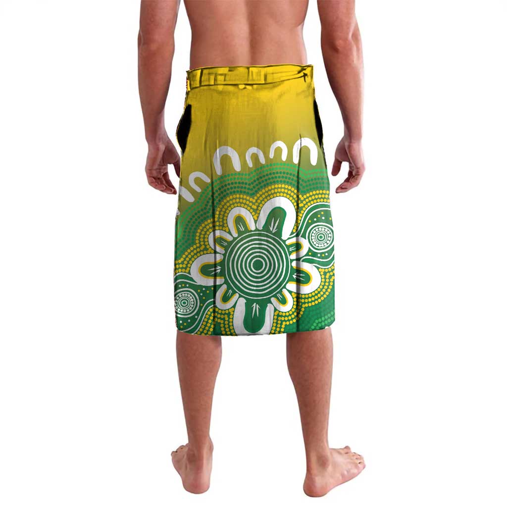 Custom Australia Socceroos Football Lavalava Come On Aussie