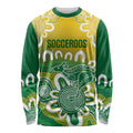 Custom Australia Socceroos Football Long Sleeve Shirt Come On Aussie