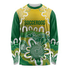 Custom Australia Socceroos Football Long Sleeve Shirt Come On Aussie