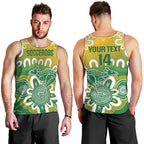 Custom Australia Socceroos Football Men Tank Top Come On Aussie