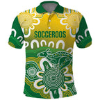Custom Australia Socceroos Football Polo Shirt Come On Aussie