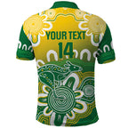 Custom Australia Socceroos Football Polo Shirt Come On Aussie
