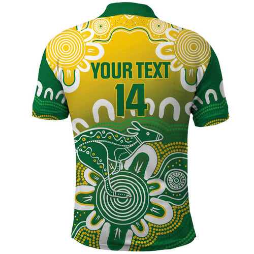 Custom Australia Socceroos Football Polo Shirt Come On Aussie