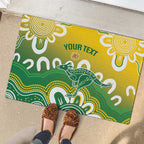 Custom Australia Socceroos Football Rubber Doormat Come On Aussie