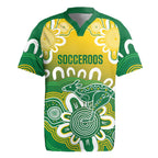 Custom Australia Socceroos Football Rugby Jersey Come On Aussie