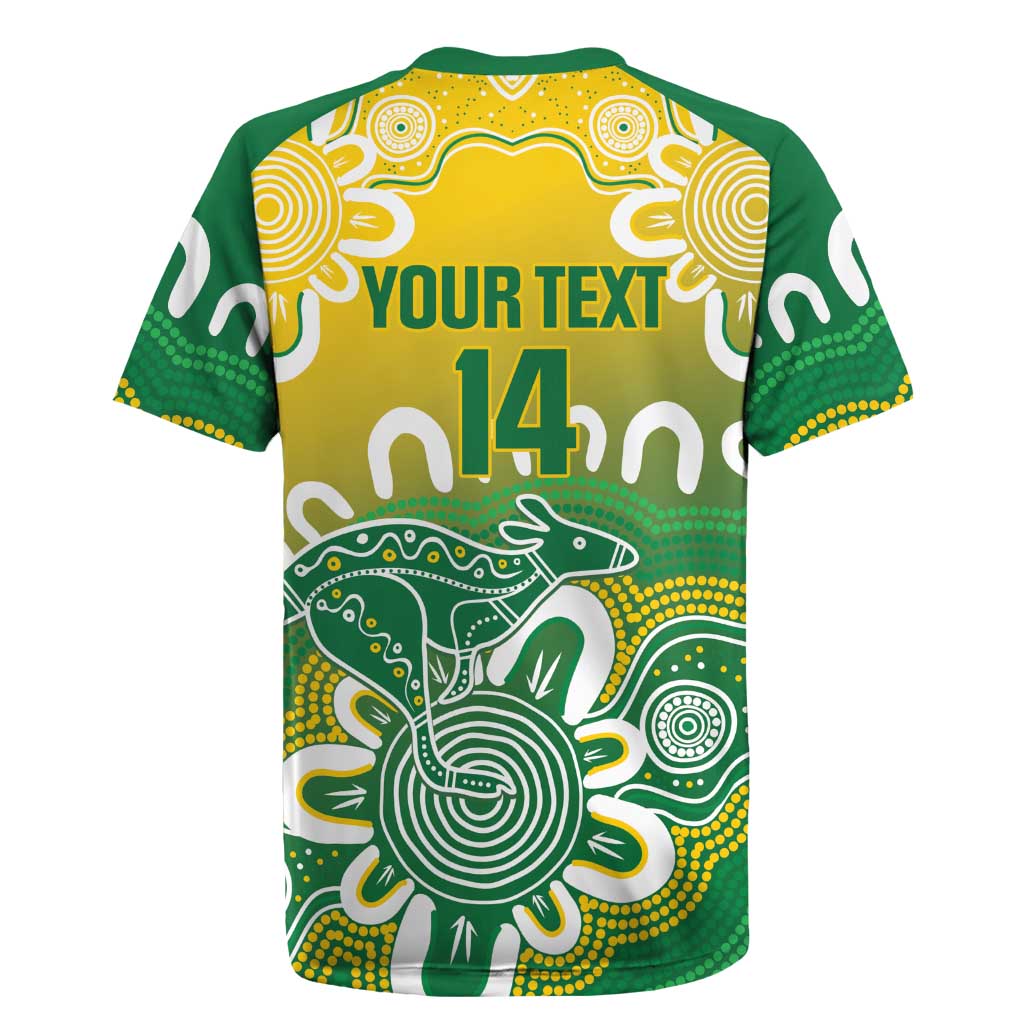 Custom Australia Socceroos Football Rugby Jersey Come On Aussie