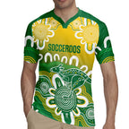 Custom Australia Socceroos Football Rugby Jersey Come On Aussie
