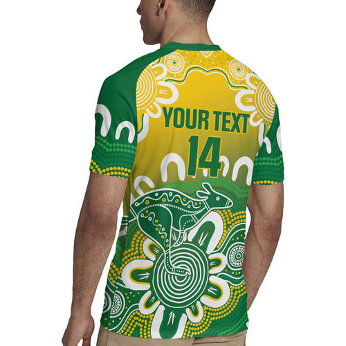 Custom Australia Socceroos Football Rugby Jersey Come On Aussie