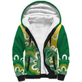 Custom Australia Socceroos Football Sherpa Hoodie Come On Aussie