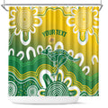 Custom Australia Socceroos Football Shower Curtain Come On Aussie