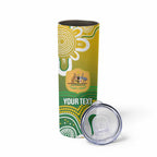 Custom Australia Socceroos Football Skinny Tumbler Come On Aussie