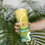 Custom Australia Socceroos Football Skinny Tumbler Come On Aussie