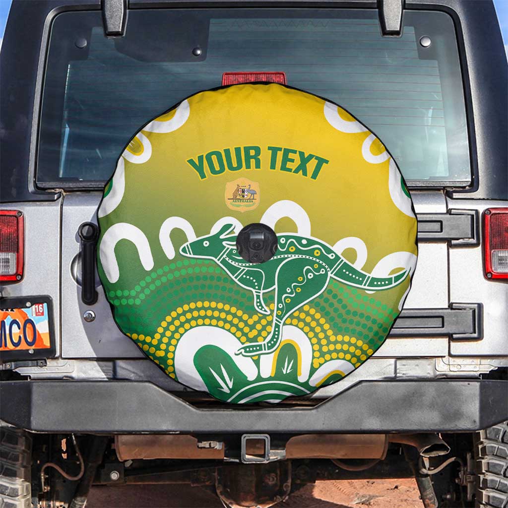 Custom Australia Socceroos Football Spare Tire Cover Come On Aussie