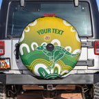 Custom Australia Socceroos Football Spare Tire Cover Come On Aussie