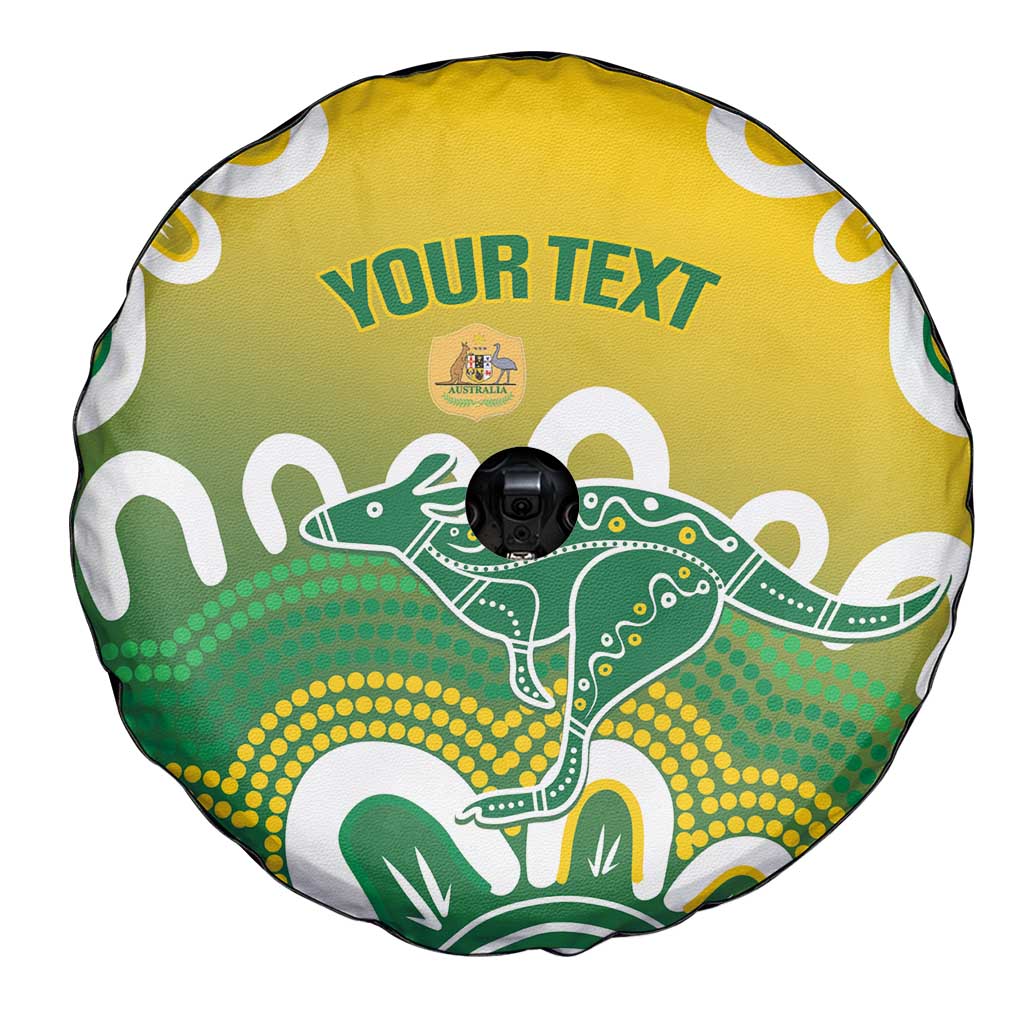 Custom Australia Socceroos Football Spare Tire Cover Come On Aussie