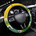 Australia Socceroos Football Steering Wheel Cover Come On Aussie