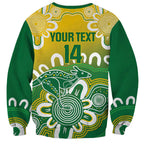 Custom Australia Socceroos Football Sweatshirt Come On Aussie