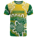 Custom Australia Socceroos Football T Shirt Come On Aussie