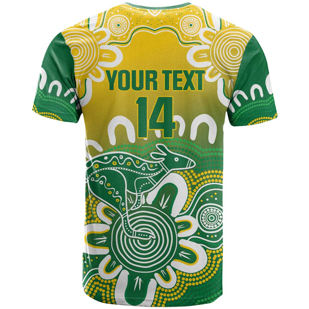 Custom Australia Socceroos Football T Shirt Come On Aussie