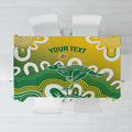 Custom Australia Socceroos Football Tablecloth Come On Aussie