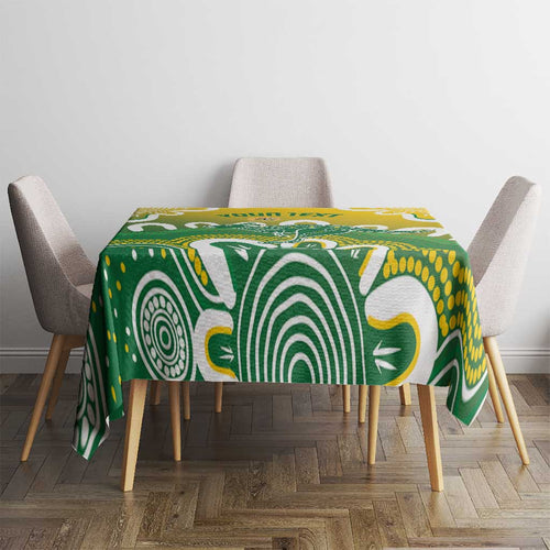 Custom Australia Socceroos Football Tablecloth Come On Aussie