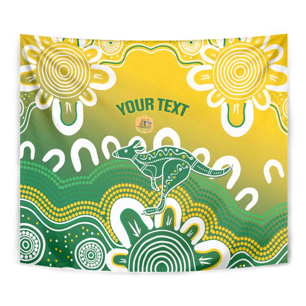 Custom Australia Socceroos Football Tapestry Come On Aussie
