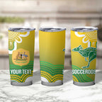 Custom Australia Socceroos Football Tumbler Cup Come On Aussie