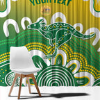 Custom Australia Socceroos Football Window Curtain Come On Aussie