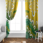 Custom Australia Socceroos Football Window Curtain Come On Aussie