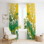 Custom Australia Socceroos Football Window Curtain Come On Aussie