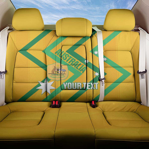Custom Australia Socceroos Football Back Car Seat Cover 2025 Sporty Version