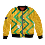 Custom Australia Socceroos Football Bomber Jacket 2025 Sporty Version