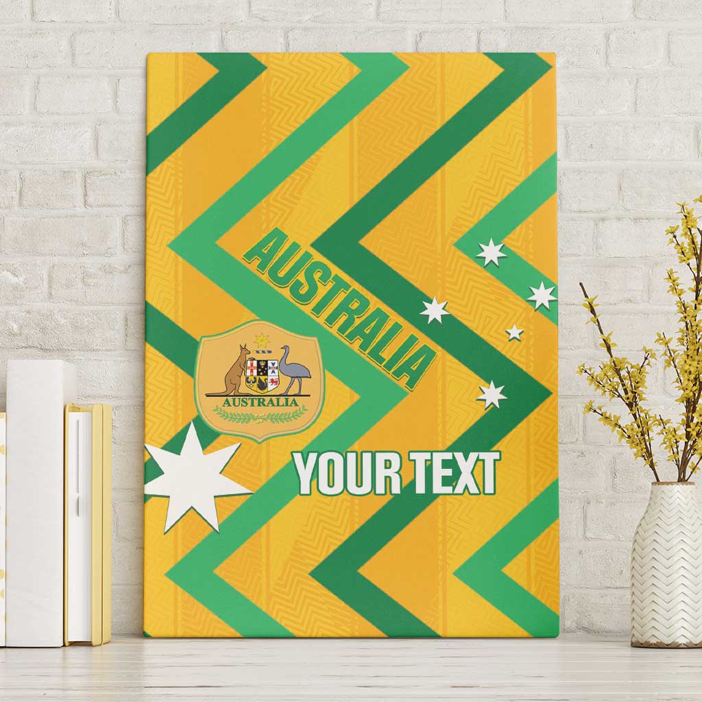 Custom Australia Socceroos Football Canvas Wall Art 2025 Sporty Version
