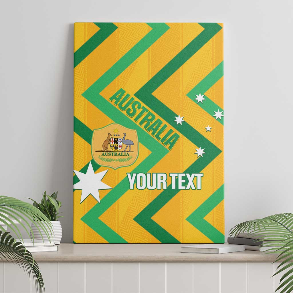 Custom Australia Socceroos Football Canvas Wall Art 2025 Sporty Version