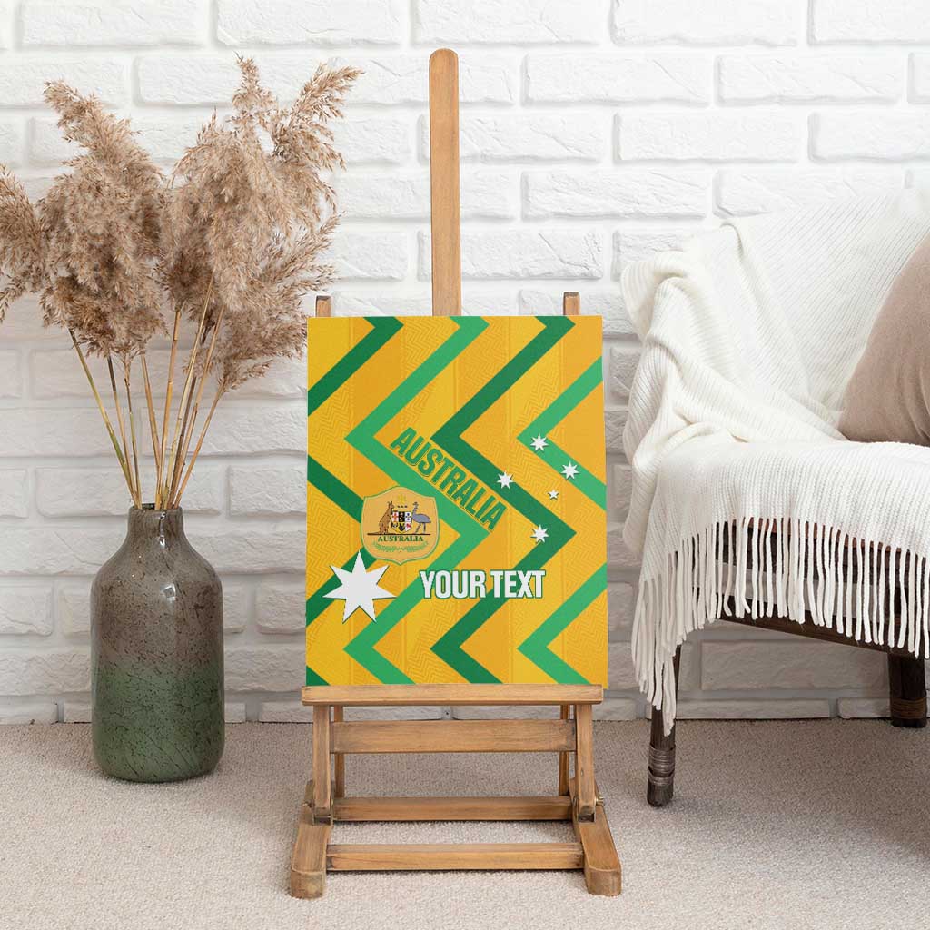 Custom Australia Socceroos Football Canvas Wall Art 2025 Sporty Version