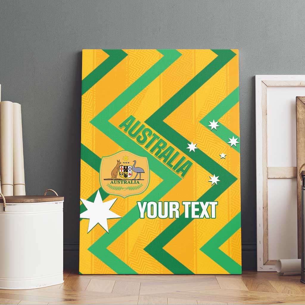 Custom Australia Socceroos Football Canvas Wall Art 2025 Sporty Version